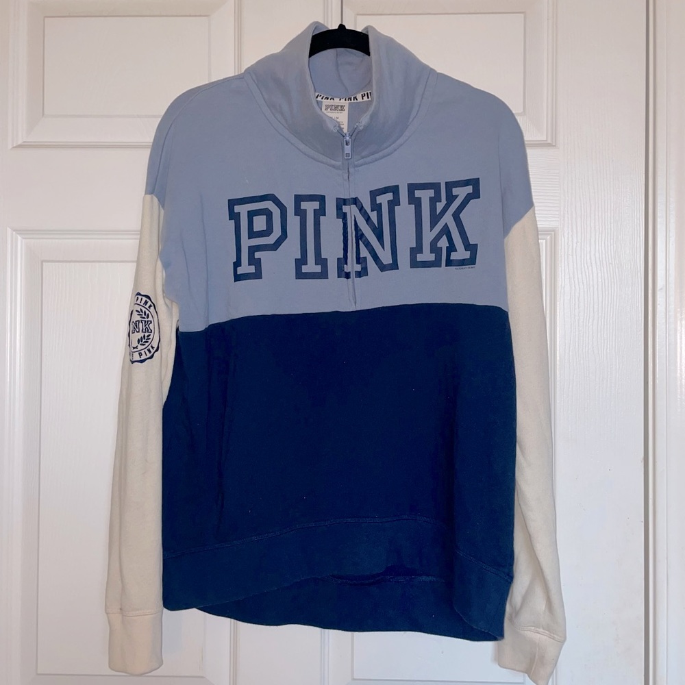 PINK Half zip size medium